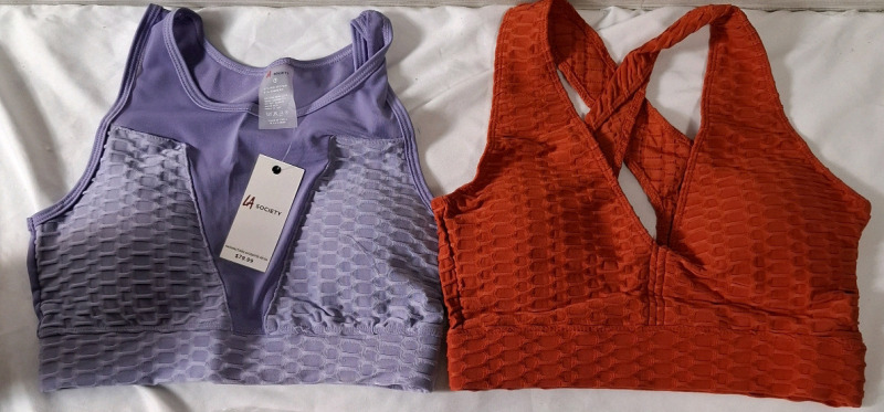 2 New Size S Ladies Fashion Nova Sports Bras