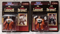 2 New In Box | NHL Timeless Legends | Glenn Hall & Barnie Parent Collectible Action Figure
