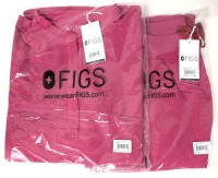 New Size Large + LG/Reg Women's FIGS : Rafaela Oversized Scrub Top & Zamora High-Waisted Jogger Scrub Pants (Retired Colour!) | Retails Over $130!