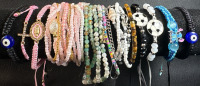 20+ Assorted Ladies Bracelets in Adjustable Size