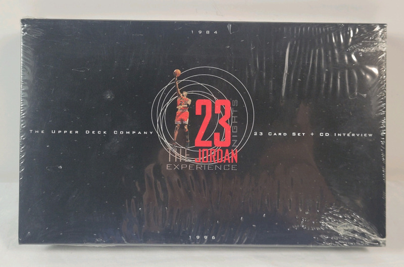 1996 Upper Deck 23 Nights The Michael Jordan Experience Trading Cards & CD Box Set , Sealed