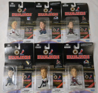 6 Vintage 1997 NHL / NHLPA Hockey Headliners Figues in Sealed Pack