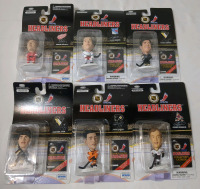 6 Vintage 1997 NHL / NHLPA Hockey Headliners Figues in Sealed Pack