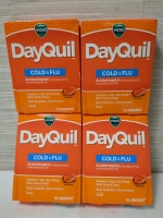4 New Boxes Vicks DayQuil Cold & Flu, 16 Liquicaps per box, EXP MARCH 2027