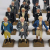 Vintage 1960s MARX Toys Presidents of the United States 2 3/4" Figures . 28 Figures (no doubles) . Truman missing arm - 2