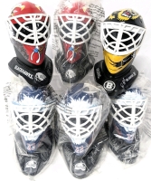 4 Sealed +2 Open Vintage 1996 MCDONALDS NHL Mini 5" Goalie Masks (See Description For Teams, Names & Numbers)