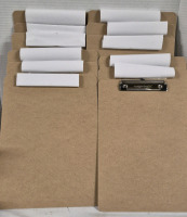 12 New Amazon Basics Clip Boards 8 by 12.5"
