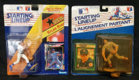 Vintage Kenner 1988 & 1992 MLB Baseball Starting Lineup Figures | Includes Rangers Nolan Ryan & Red Sox Roger Clemens | Both Figures are About 4" Tall