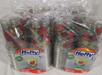 6 Packs New | HEFTY Party Perfect 18 fl. Oz. Plastic Cups | 180 Cups ttl