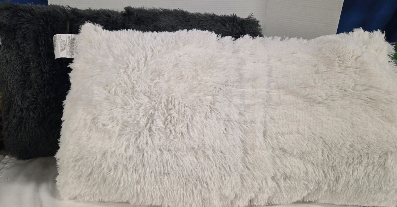 2 New | 18" x 36" Large Plush Pillows