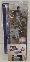 Vintage | MLB 2004 CHIPPER JONES Atlanta Braves ~ SAMMY SOSA Chicago Cubs 3"" McFarlane Figures