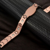 New 9.99 %Copper Magnetic Masonic Bracelet Adjustable Solid Band Approximately 8.25 inch <br/>Symbolic Pattern<br/>Instructions and link tool included - 6