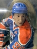 2004 McFarlane Toys NHL Hockey Legends : Edmonton Oilers 1979-1988 WAYNE GRETZKY#99 Blue Jersey Variant Figure - 12" - 2