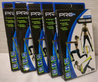 5 New Pro Strength Extra Wide Toning Bands