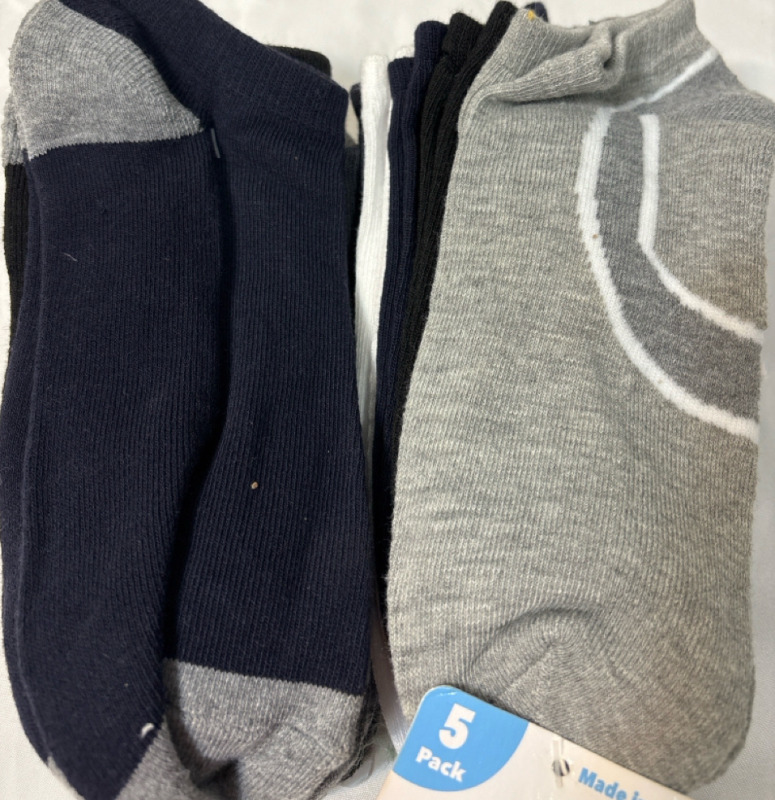10 New Men Athletic Low Cut Socks| Size 6.5-12|