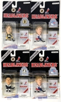 4 Vintage 1998/99 NHL / NHLPA Hockey Headliners : Wayne Gretzky &times;2, Paul Kariya, Joe Thornton