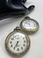 Two Coleman&rsquo;s Vintage Pocket Watches Japan signed Night Sight