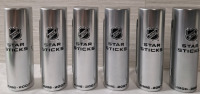 6 2006-07 McDonald's NHL Star Sticks | Comes in Metal Containers | Packet Heights- 6.5"