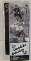 Nearly Vintage | 2005 McFarlane NHL Pitsburg Penguins Mario Lemieux & Anaheim Mighty Ducks Jean-Sebastien 3" Mini Figures