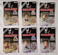 6 Vintage 1998/99 NHLPa Hockey Headliners | &lrm;In excellent, as-new condition | Healiner Heights- 3" approx.
