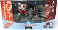 2003 MCFARLANE Sports Picks NHL NHLPA Hockey Limited Edition Versus: #14 Brandon Shanahan VS #4 Rob Blake - Series 6 - Approx 5" Tall Each