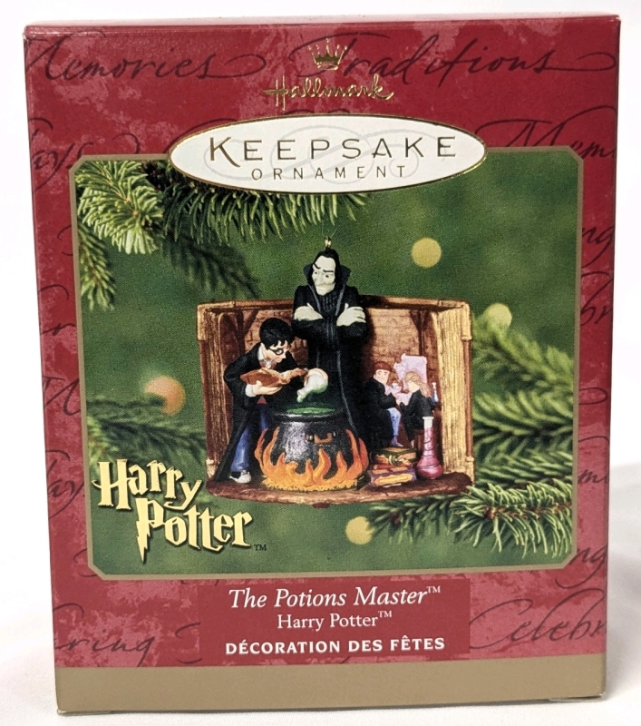 Vintage 2001 HALLMARK Ornaments: Harry Potter - The Potions Master With Special Lighting Effect