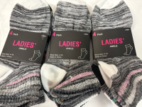 12 New Ladies Ankle Socks| Size 4-10| Each Set Includes 4 packs
