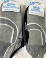 10 New Men Athletic Low Cut Socks| Size 6.5-12|
