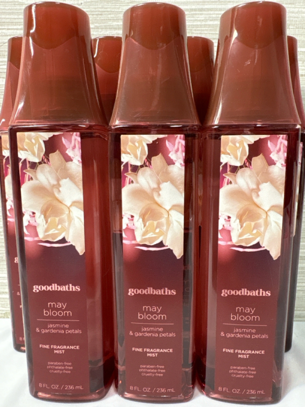 7 New Goodbaths Fine Fragrance Mist| Jasmine & Gardenia Petals| 236 ml each| Best Before not given