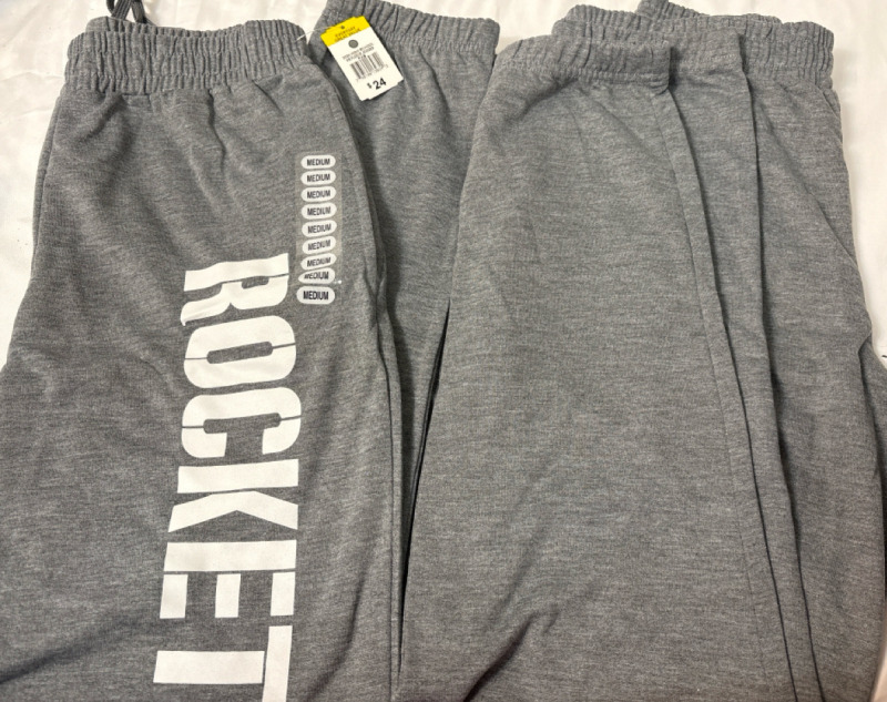 2 New Everyday Great Value High School Fleece joggers | Size Medium| Retail Price 48 USD