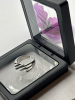 925 Silver Stamped Art Deco Style Wide Band Ring Adjustable Opening - 6