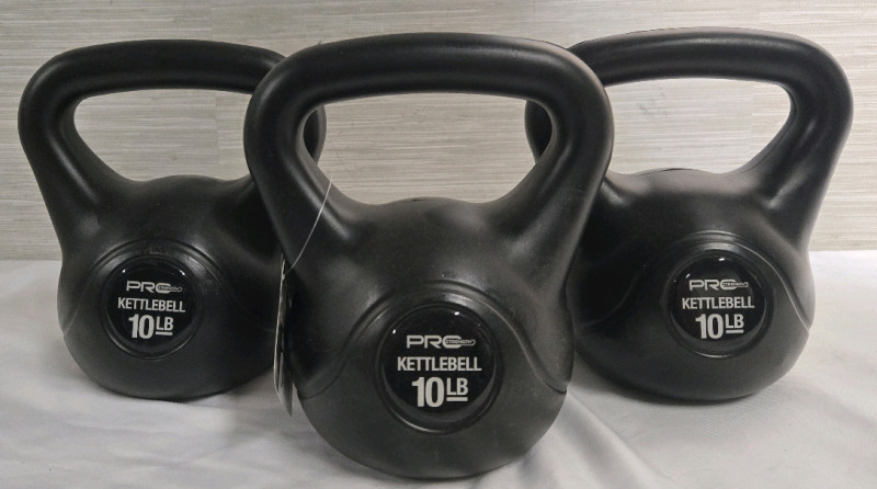 3 New | Pro Strength 10Lbs KettleBells
