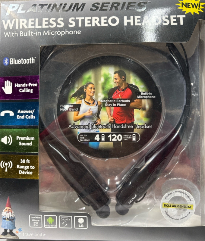 Platinum Series Wireless Stereo Headset | With Built Microphone