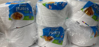 450+ New Trueliving Foam Plates| 22.5cm each| Soak proof Sturdy
