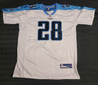 NFL Football Tennessee Titans #28 CHRIS JOHNSON Jersey , Size 52 . Stitched Name & Number