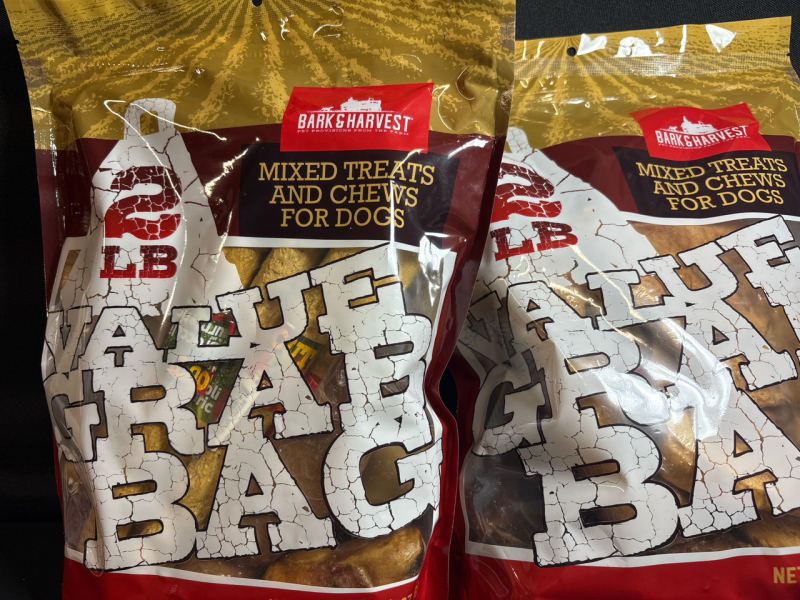 2 New Bark & Harvest Mixed Treats and Chews For Dogs| 907g Each| Best by 01/05/2027