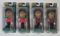 2002 Upper Deck Tiger Woods TIGER SLAM Bobblehead Set . Set of 4