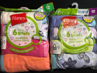 12 New Hanes Tagless Low Rise Briefs| Breathable Cotton Fabric| 6 Briefs in each Package