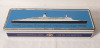 Vintage 1969 RMS Queen Elizabeth 2 Maiden Voyage Rothmans Cigarette Tin . Measures 12"&times;4"&times;2 1/4"