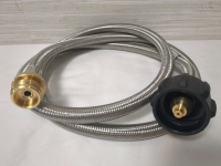 New 5ft Long 1/4 Inch Gas Connector Max Pressure 350 PSIG