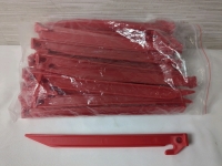 42 New Plastic Tent Pegs/Tie-downs 9 Inches Long