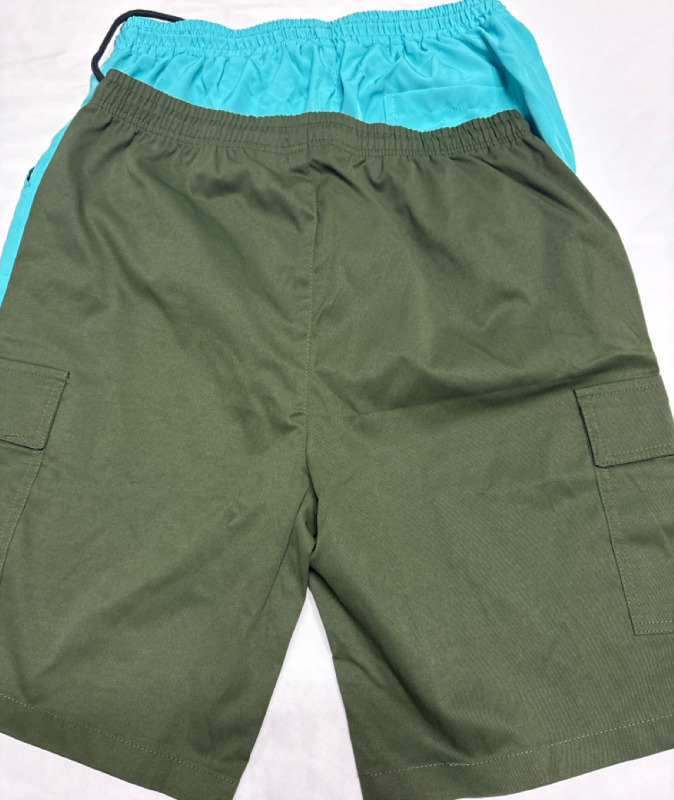 2 New Boys Cargo Shorts| Size M| 100% Polyster