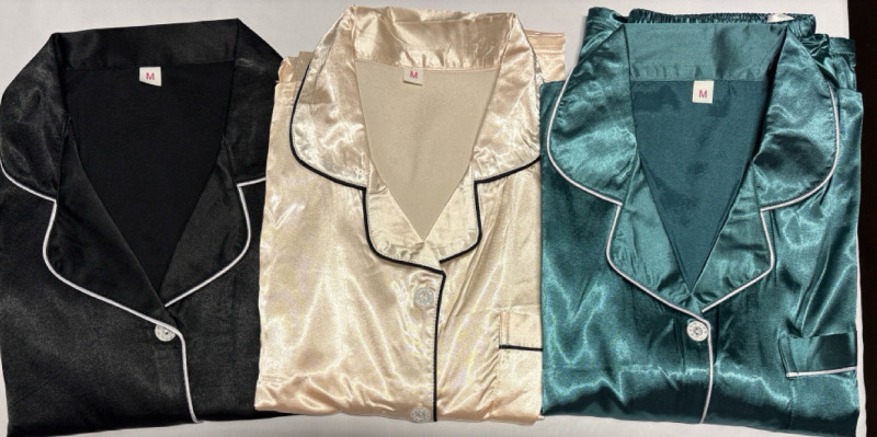 3 New Ladies Two Piece Satin Night wear| Size M