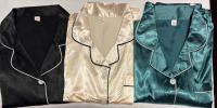 3 New Ladies Two Piece Satin Night wear| Size M