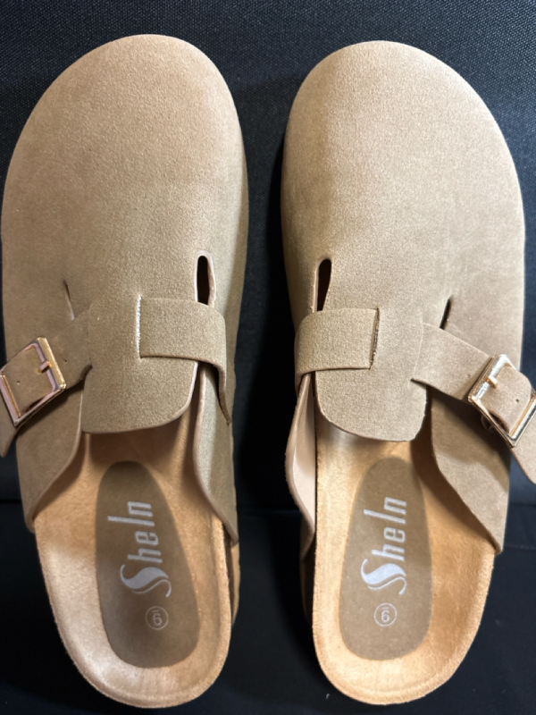 New Ladies Casual Mule Flats | Size 6| Antislippery