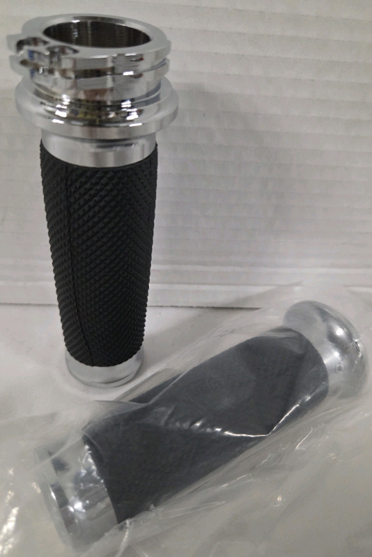 2 New | Motorcycle Handlebars w/ Grip | Measures 5"
