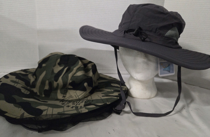 2 New | One Size Unisex Fishing Hats