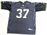REEBOK Equipment NFL Football Seattle Seahawks #32 Shaun Alexander 100% Nylon Jersey With Stitched Brand & NFL Patches - Size Large Men's