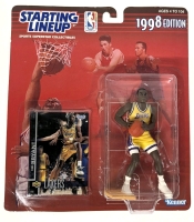 Vintage 1998 Kenner NBA Basketball LINEUP: Kobe Bryant With Upper Deck Trading Card
