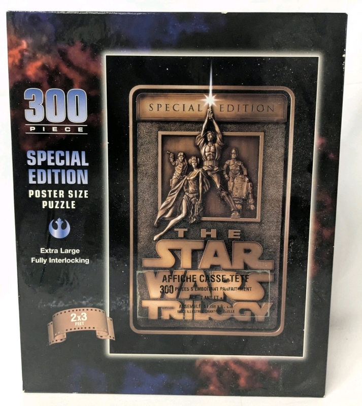 Sealed Vintage 1997 STAR WARS Special Edition 300-Piece Poster Size Puzzle With Extra Large Fully Interlocking Pieces